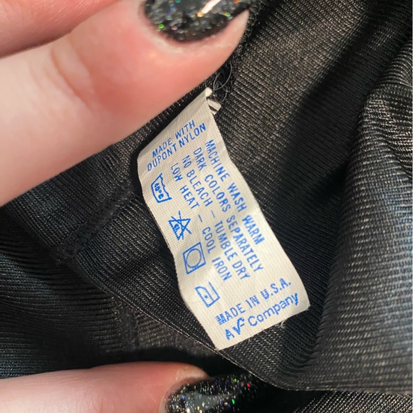 Vintage Black Lace Slip Cami Top - Picture 3 of 3